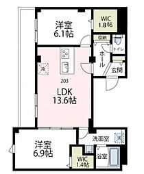 ニューグランデュールII0 2階/203