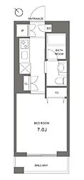 ガーデン板橋氷川町 1Kの間取図画像
