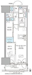 パークアクシス品川天王洲アイル 2LDKの間取図画像