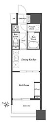 ザ・ゲートハウス雑司が谷 1DKの間取図画像
