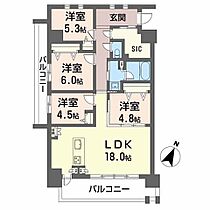 ＬａＳａｎｔｅ照葉オーシャンテラス A0206 ｜ 福岡県福岡市東区香椎照葉１丁目4-2（賃貸マンション4LDK・2階・91.36㎡） その2