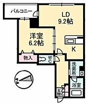 ボナール古京 A0203 ｜ 岡山県岡山市中区古京町１丁目10-21（賃貸マンション1LDK・2階・47.97㎡） その2