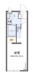 アルク西小山 ワンルームの間取図画像