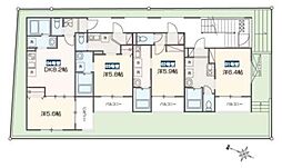 大和市上草柳3丁目アパート 1Kの間取図画像
