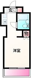 TOP狭山1 ワンルームの間取図画像