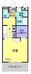 ＭＡＲＩＮＥ　ＲＯＡＤ 2階ワンルームの間取り