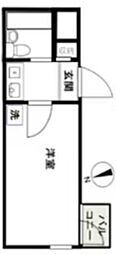 ミリオンコート阿佐ヶ谷 1Kの間取図画像