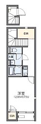 レオネクストWindBell 1Kの間取図画像