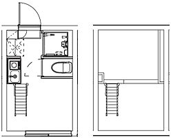 METTA大崎 1階ワンルームの間取り