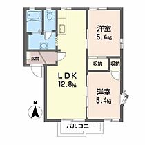 グランクリュー 202 ｜ 宮城県仙台市青葉区栗生１丁目12-17（賃貸アパート2LDK・2階・50.00㎡） その2