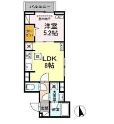 間取図画像 1LDK