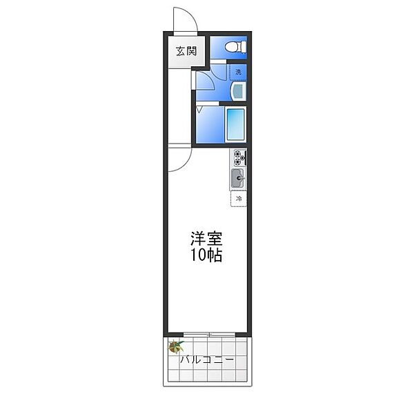 スタシオン鴫 ｜大阪府大阪市平野区長吉長原３丁目(賃貸マンション1R・2階・30.00㎡)の写真 その2