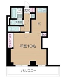 サンピア西須賀 ワンルームの間取図画像