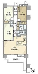 ドラゴンマンション池袋壱番館 2SLDKの間取図画像