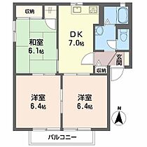 クレールちはら 0101 ｜ 京都府亀岡市千代川町千原宮ノ本1-6（賃貸アパート3DK・1階・54.00㎡） その2