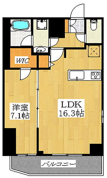 ユナイト 803｜東京都北区神谷１丁目(賃貸マンション1LDK・8階・55.04㎡)の写真 その2