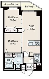 GRANPASEO菊川 1SLDKの間取図画像