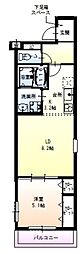 フジパレス阪急豊津駅南1番館 1LDKの間取図画像