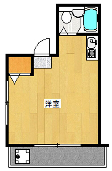 ユニーコーポ 301｜東京都北区東十条５丁目(賃貸アパート1R・3階・19.00㎡)の写真 その2