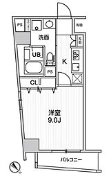 ROOTsHigashiNagasaki 1Kの間取図画像