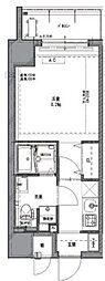 ETERVOミノワステーションフロント 1Kの間取図画像