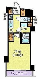東京メトロ東西線 門前仲町駅 徒歩2分の賃貸マンション 4階1Kの間取り