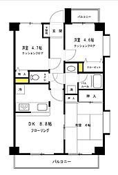 ライオンズマンション坂戸 3LDKの間取図画像
