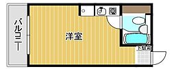 シティパーク薬院 ワンルームの間取図画像
