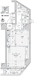 スプレスター上野根岸 1LDKの間取図画像
