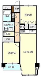 ニューグリーンマンション 2LDKの間取図画像