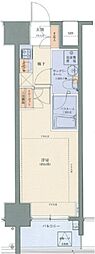 BelleFace新板橋 1Kの間取図画像