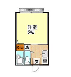 間取図画像 1K