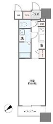 アヴァンティーク銀座2丁目 1Kの間取図画像