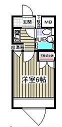 ダイニチ館F-31番館 1Kの間取図画像