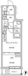REGOLITH IKEGAMI 1DKの間取図画像