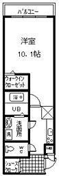 フジパレス堺香ヶ丘サウス 1Kの間取図画像