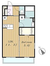 リブリ・SAKAE 1LDKの間取図画像