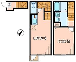 パールシティ板橋 3階1LDKの間取り