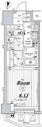 MAKESDESIGN新宿落合 1Kの間取図画像