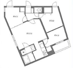 アグライア久が原 2SLDKの間取図画像