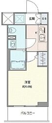 GENOVIA天王台 1Kの間取図画像