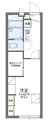 レオパレスエスポワール 1Kの間取図画像