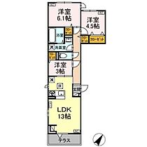 DROOM中町 201 ｜ 東京都町田市中町２丁目542-7（賃貸アパート3LDK・2階・63.87㎡） その2