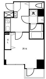 シンフォニー錦糸町 1Kの間取図画像