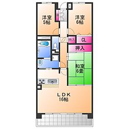 ロイヤルエイトコート2 3LDKの間取図画像