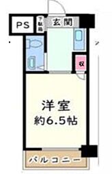 日神パレスステージ亀戸第二 ワンルームの間取図画像
