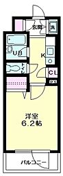 ベルファース練馬 1Kの間取図画像
