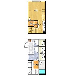 メゾン・ド・プランドール蘇我 ワンルームの間取図画像