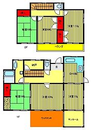 我孫子市新木邸宅 1階6SDKの間取り