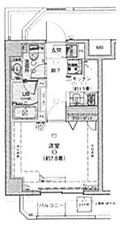 シースペース三ノ輪 3階1Kの間取り